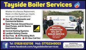 Central Heating Services in Tayside & Angus.